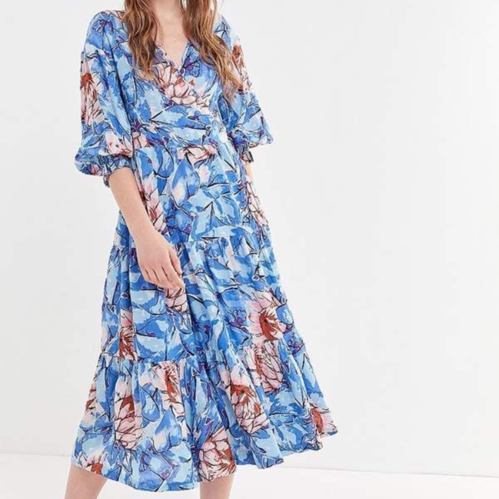 New with tags Urban Outfitters Floral Wrap Dress